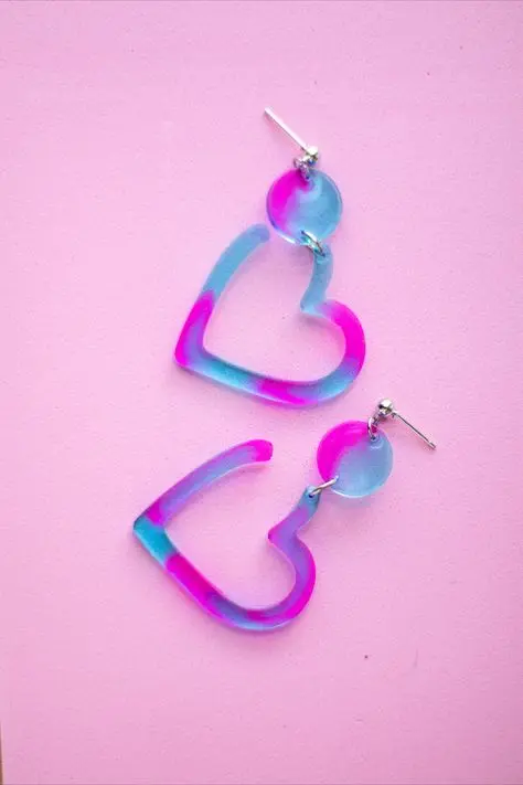 Resin earings