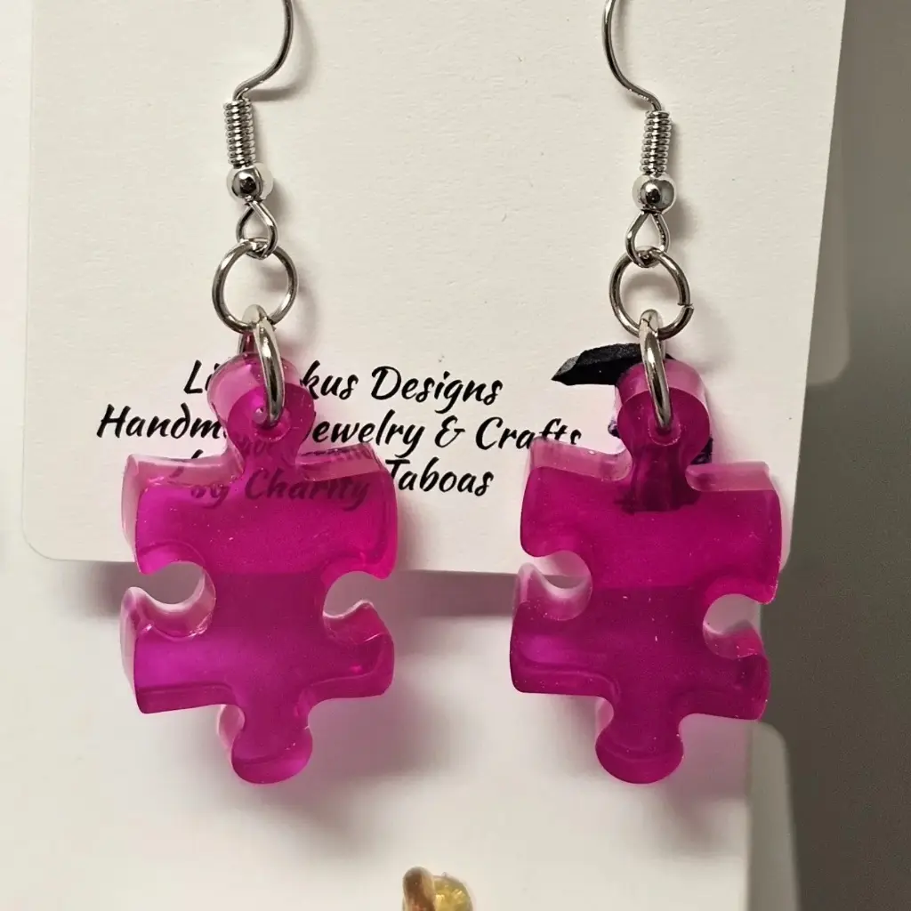 epoxy resin earing