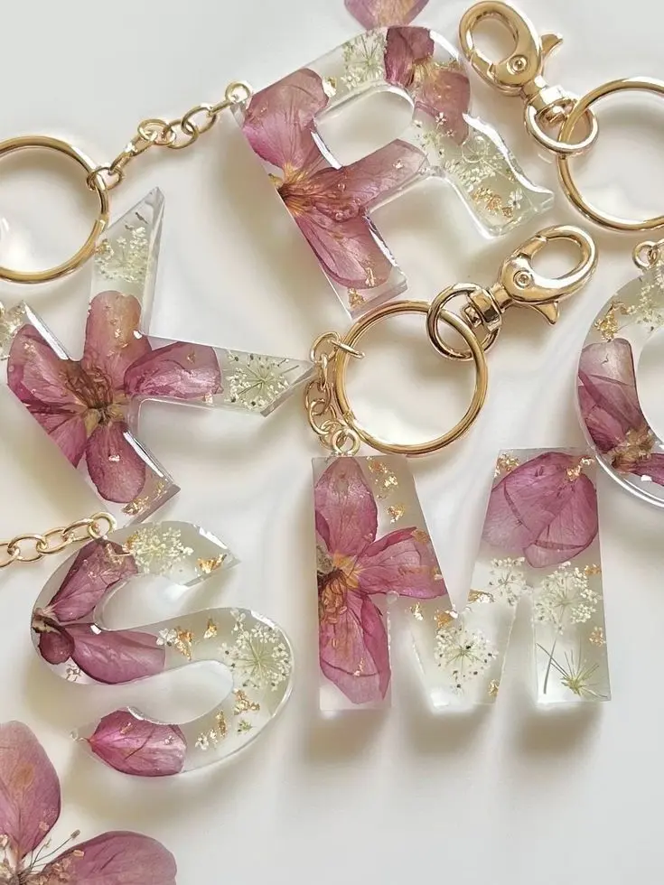 epoxy resin keychain