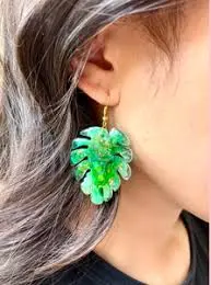epoxy resin earing
