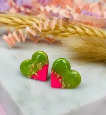 epoxy resin earing