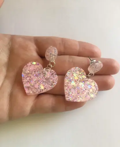 epoxy resin earing